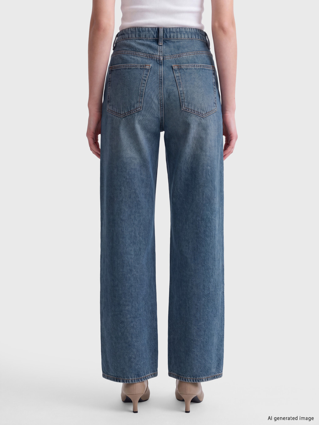 Rhinestone Embellished Wideleg Jean-3