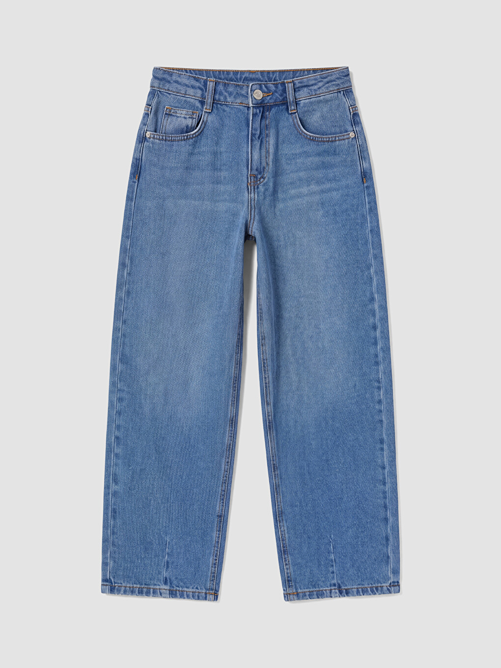 Barrel Fit Girls' Jeans