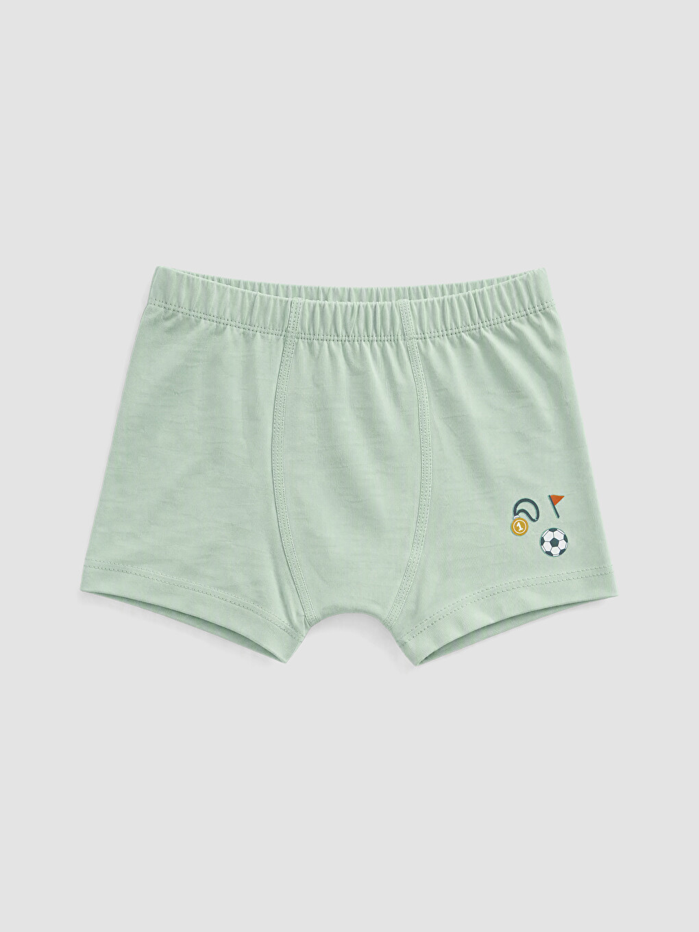 Ekru Erkek Çocuk Boxer 3'lü-1