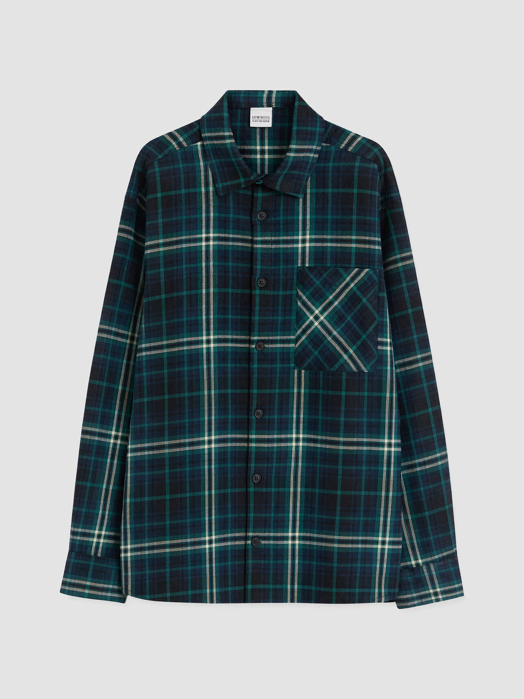 Plaid Gabardine Boys' Shirt