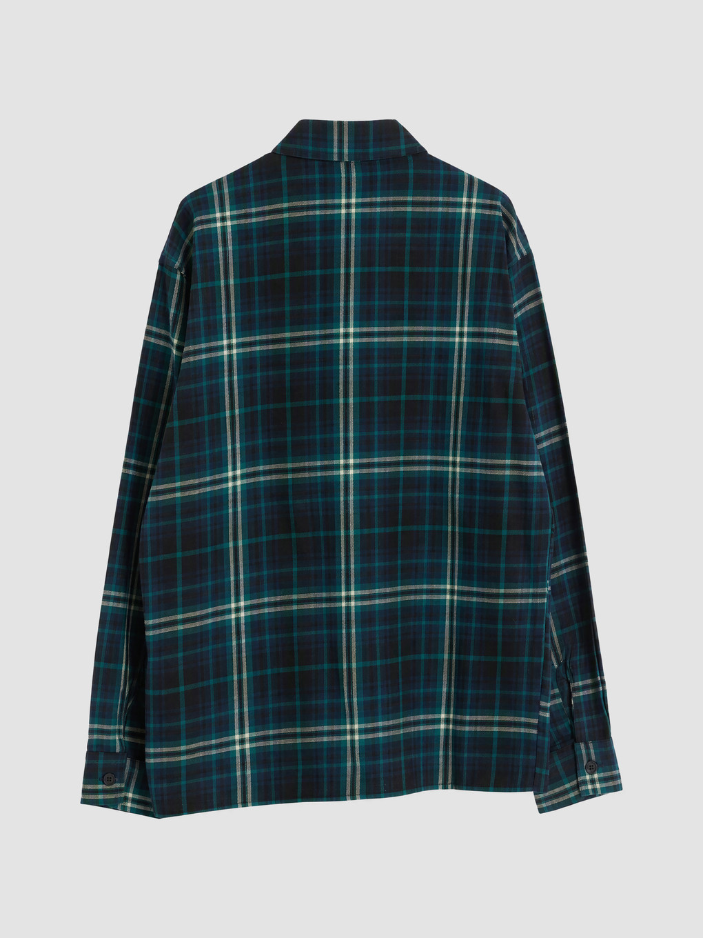 Plaid Gabardine Boys' Shirt-2