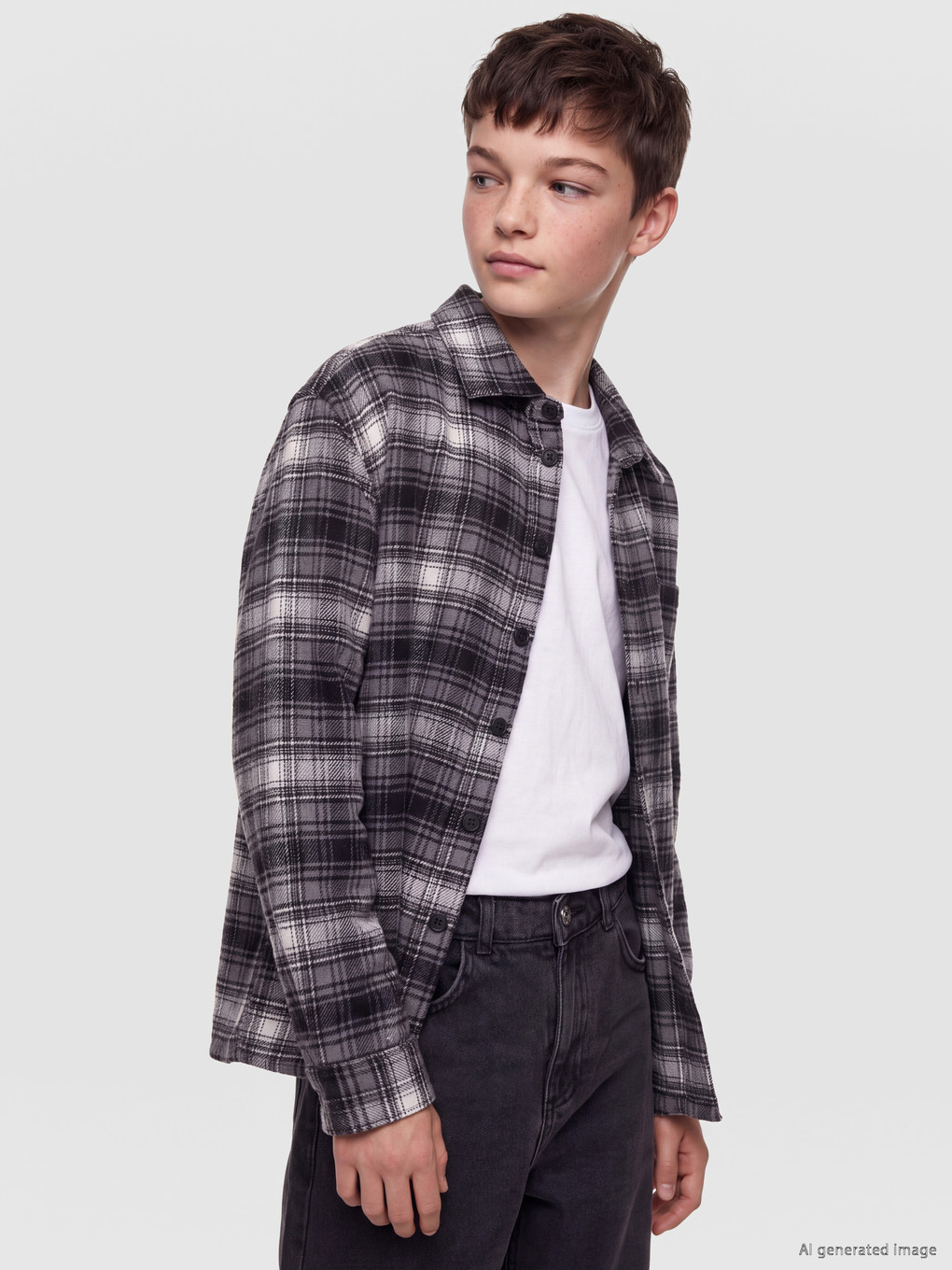 Plaid Boys' Shirt
