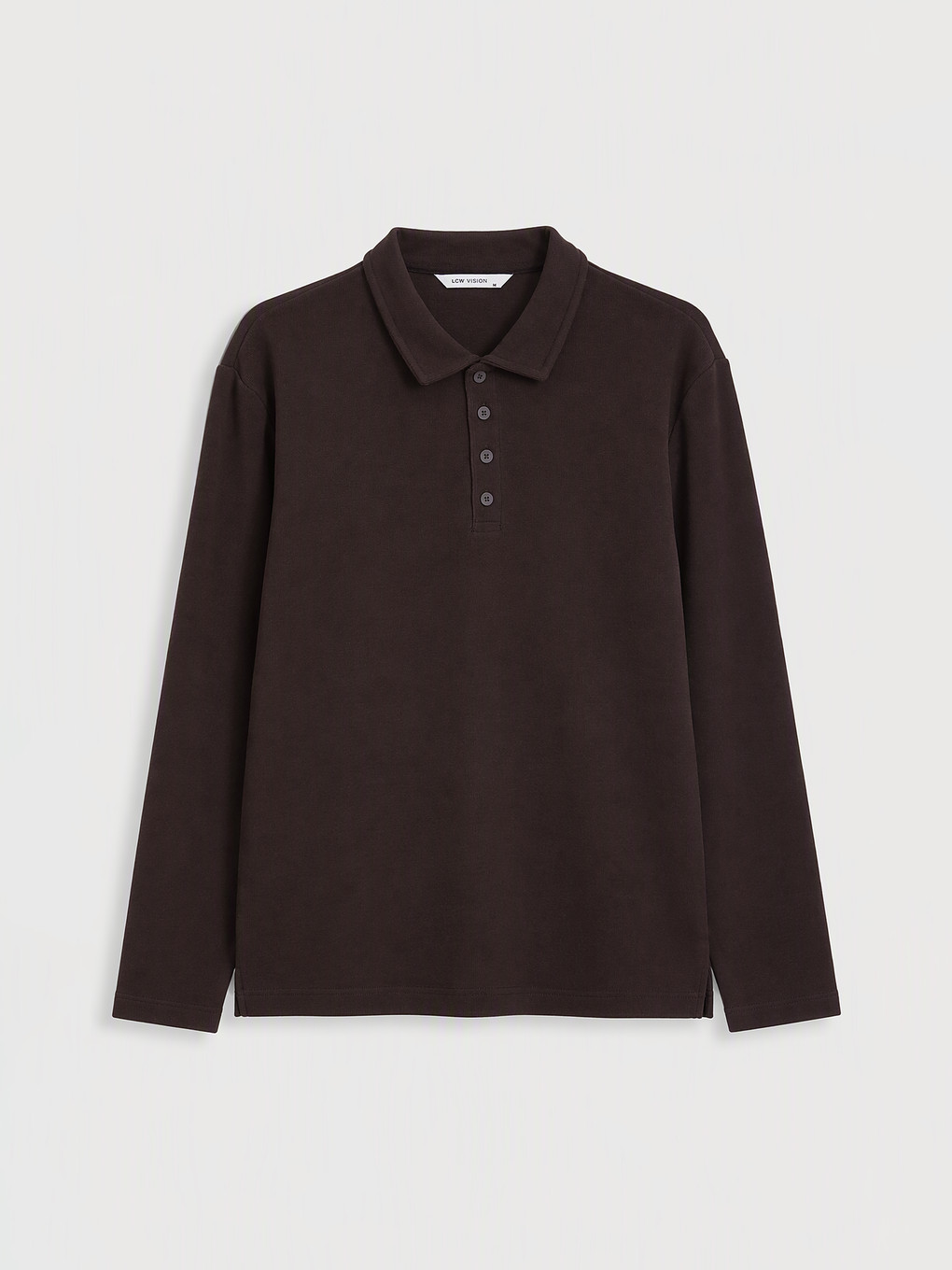 Polo Collar Men's Sweatshirt