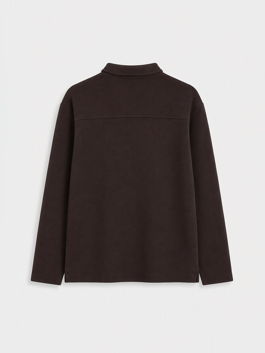 Polo Collar Men's Sweatshirt-1