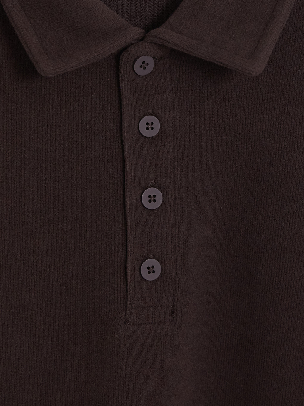 Polo Collar Men's Sweatshirt-2