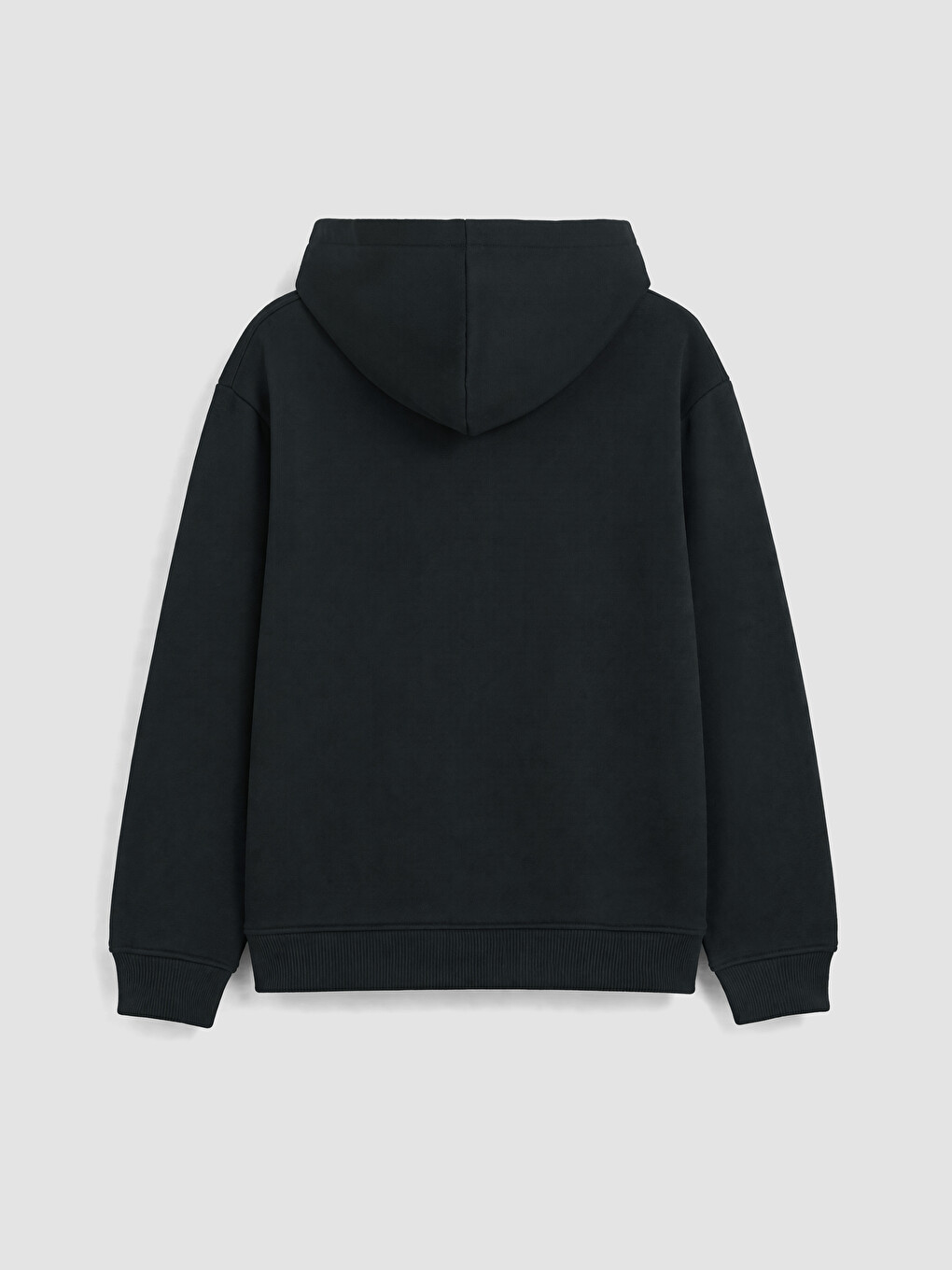 Siyah Brooklyn Baskılı Erkek Hoodie-6