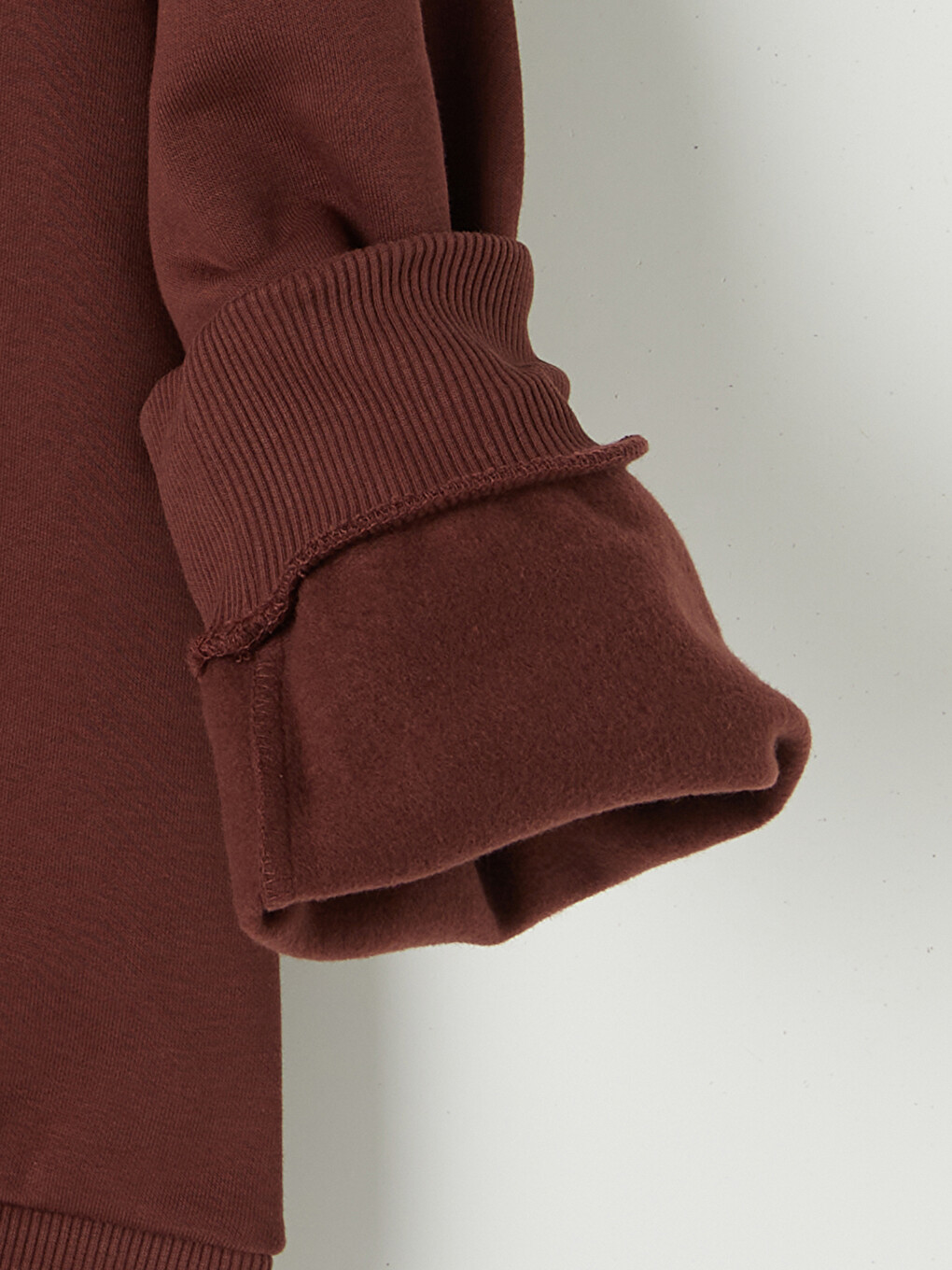 Kahverengi Kanguru Cepli Erkek Hoodie-6