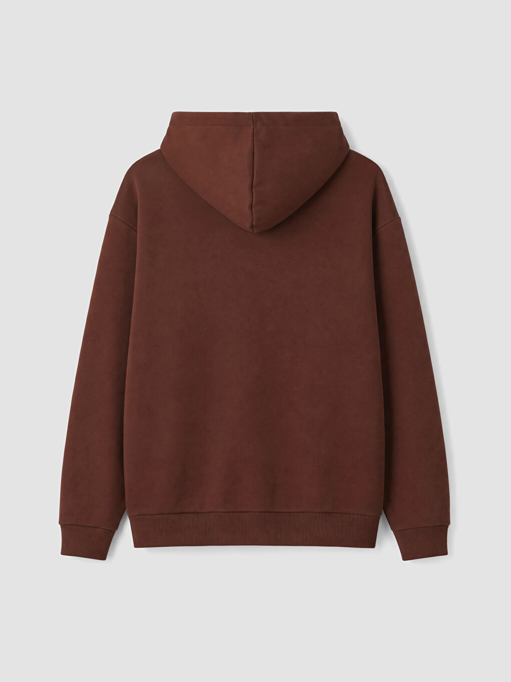 Kahverengi Kanguru Cepli Erkek Hoodie-7
