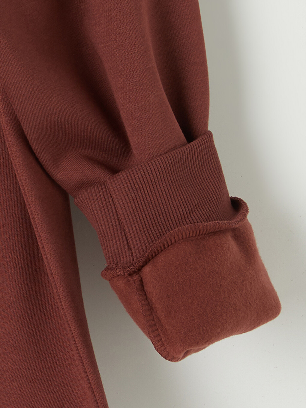 Kahverengi Kanguru Cepli Erkek Hoodie-6