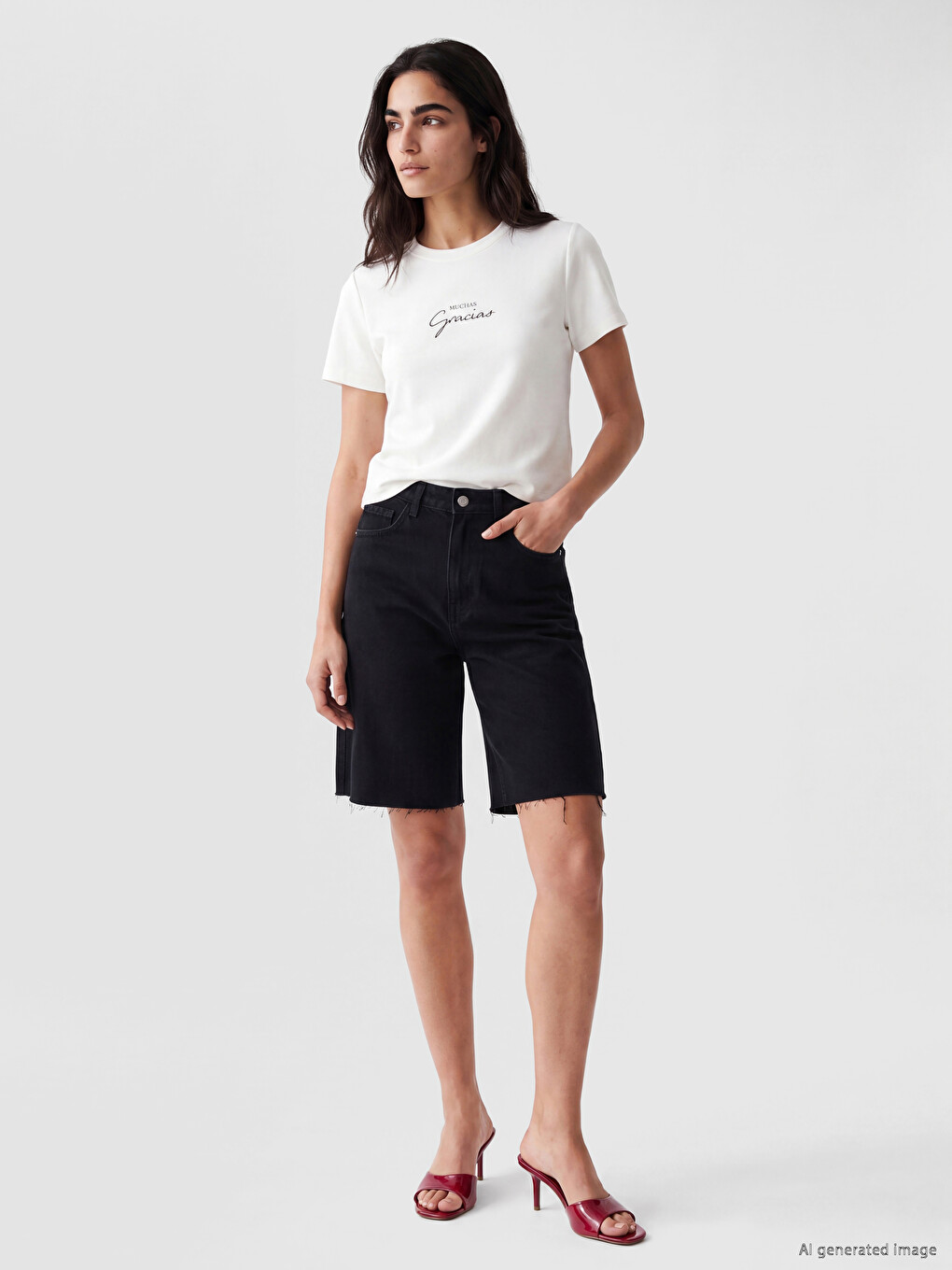 Crew Neck Printed Women's T-shirt-1