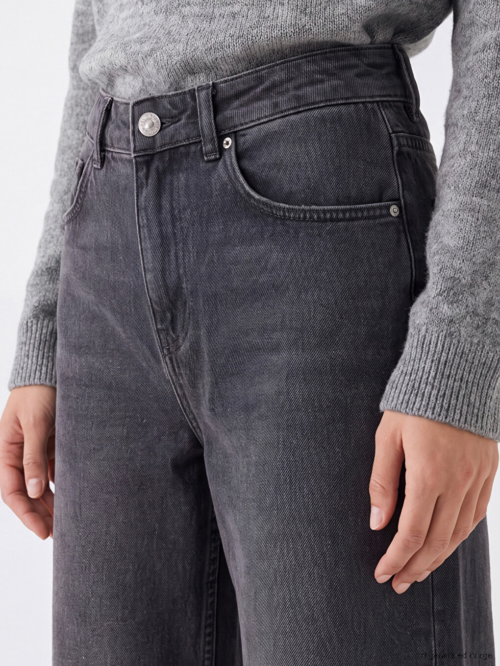 Wideleg Women's Jeans-3