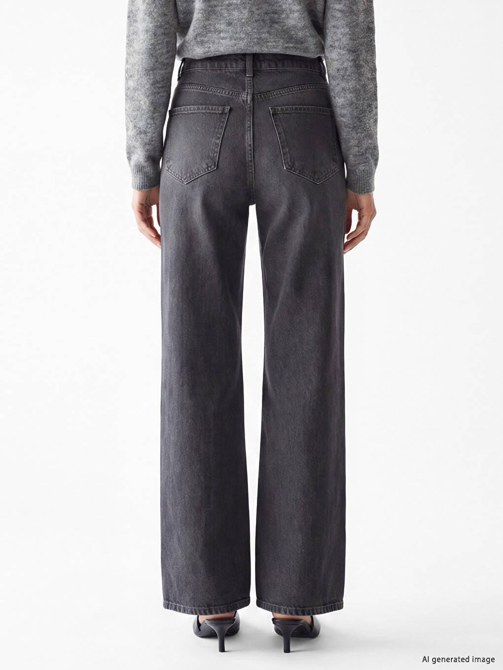 Wideleg Women's Jeans-4