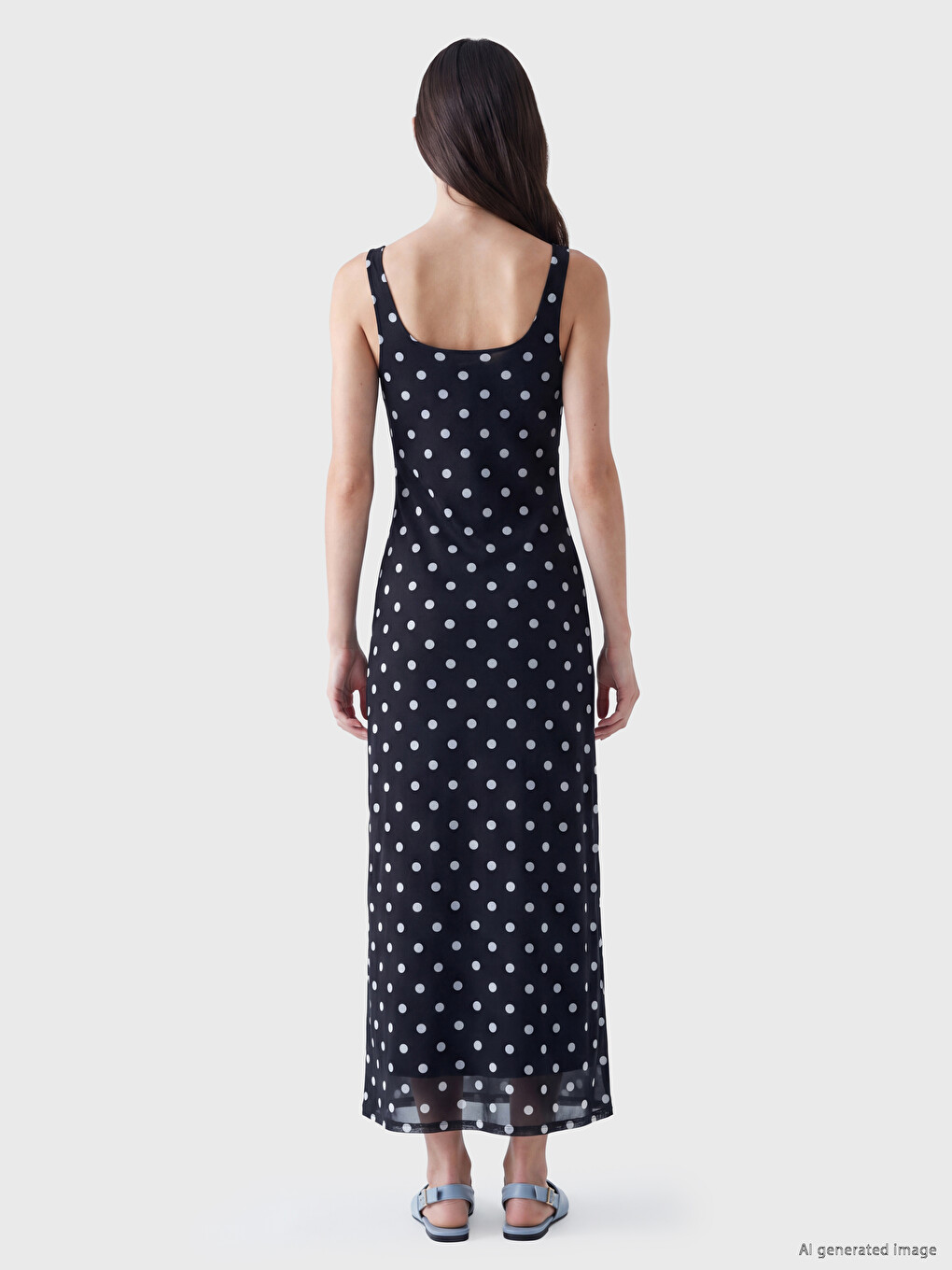 Woman Black Dress-3