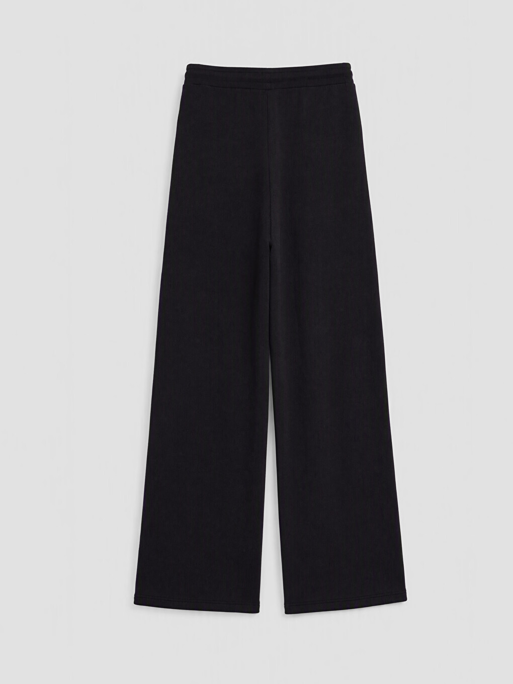 Pantaloni Texturați Cu Talie Elastică Pentru Femei-5