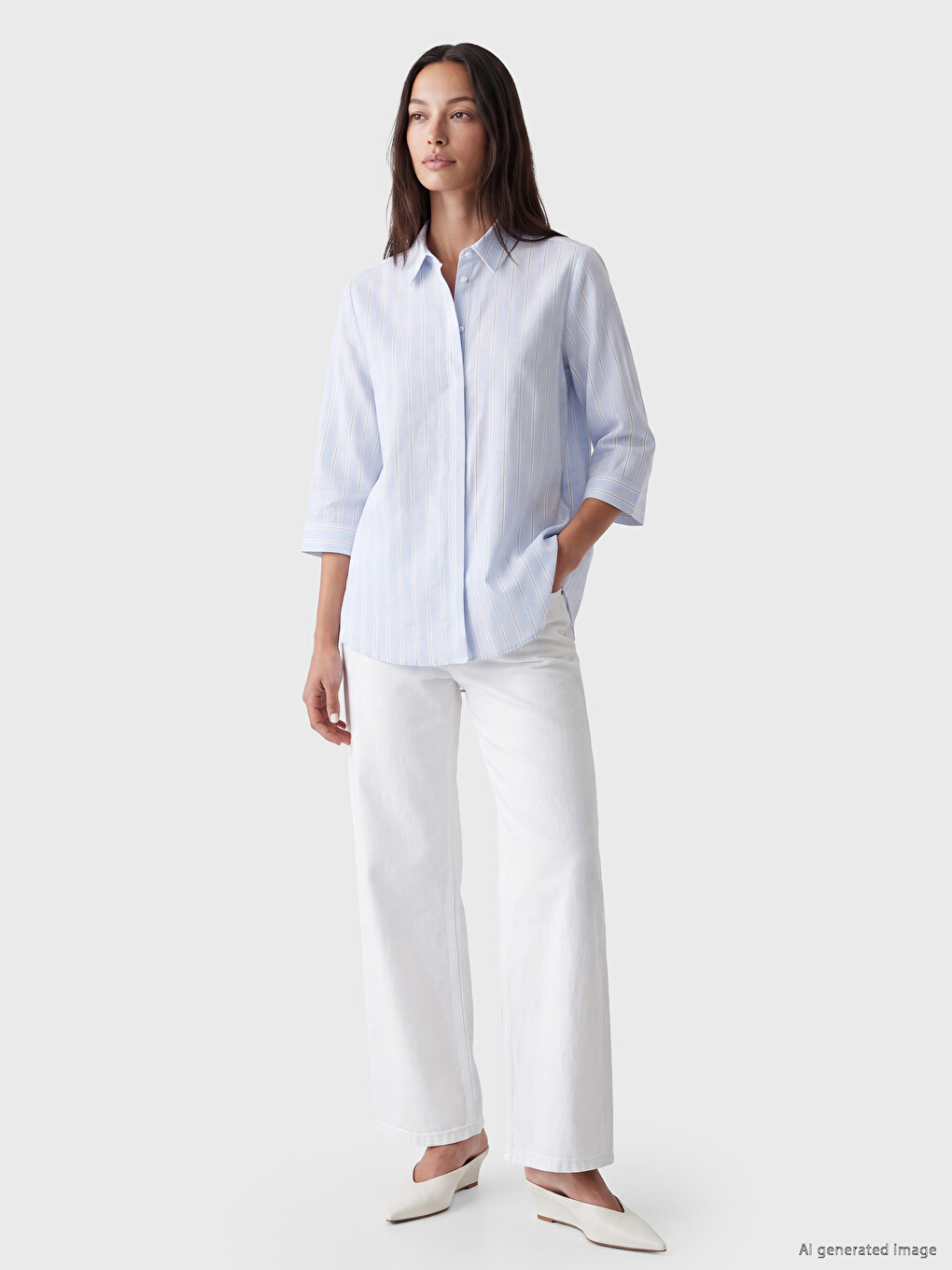 Striped Women's Shirt-1
