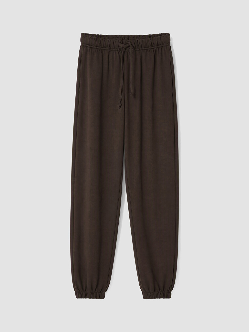 Woman Brown Jogger Sweatpants