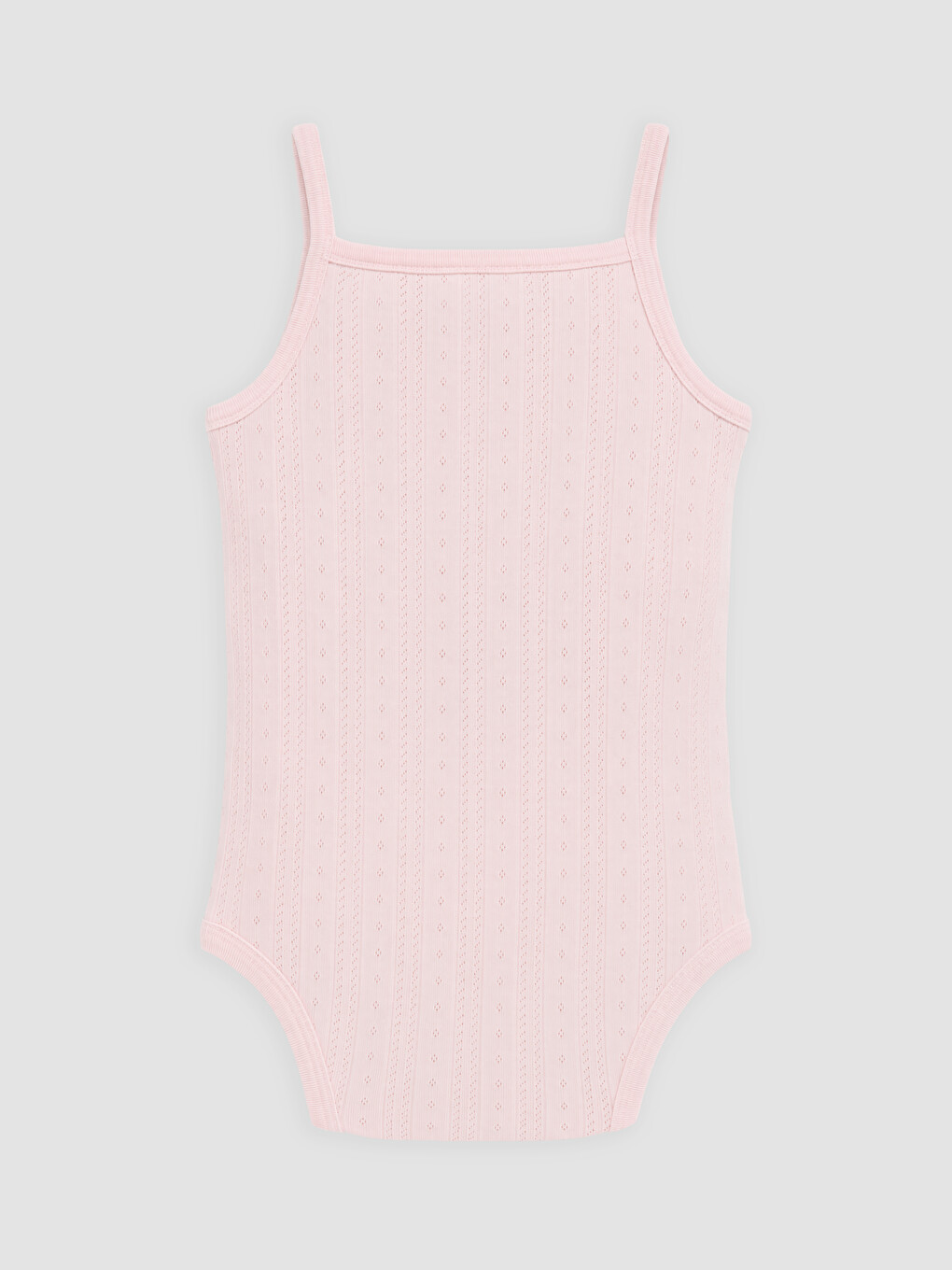 Pembe Kare Yaka Nakışlı Kız Bebek Çıtçıtlı Body 3'lü-4