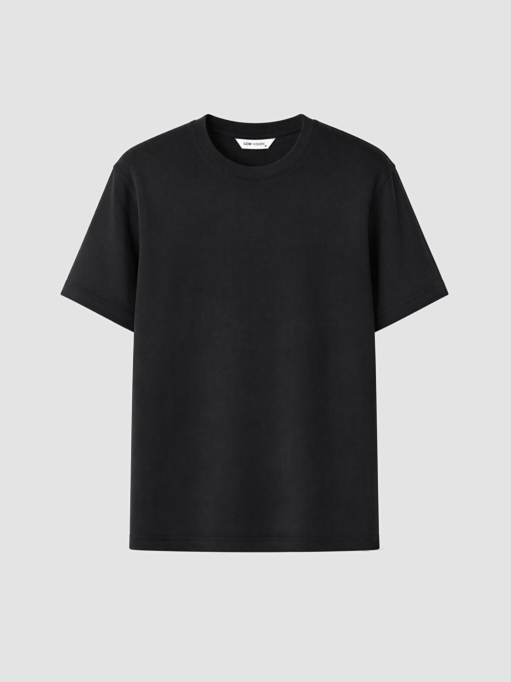 T-shirt Pambuku Me Jakë Të Rrumbullakët Për Burra, Paketim 2 Copë-5