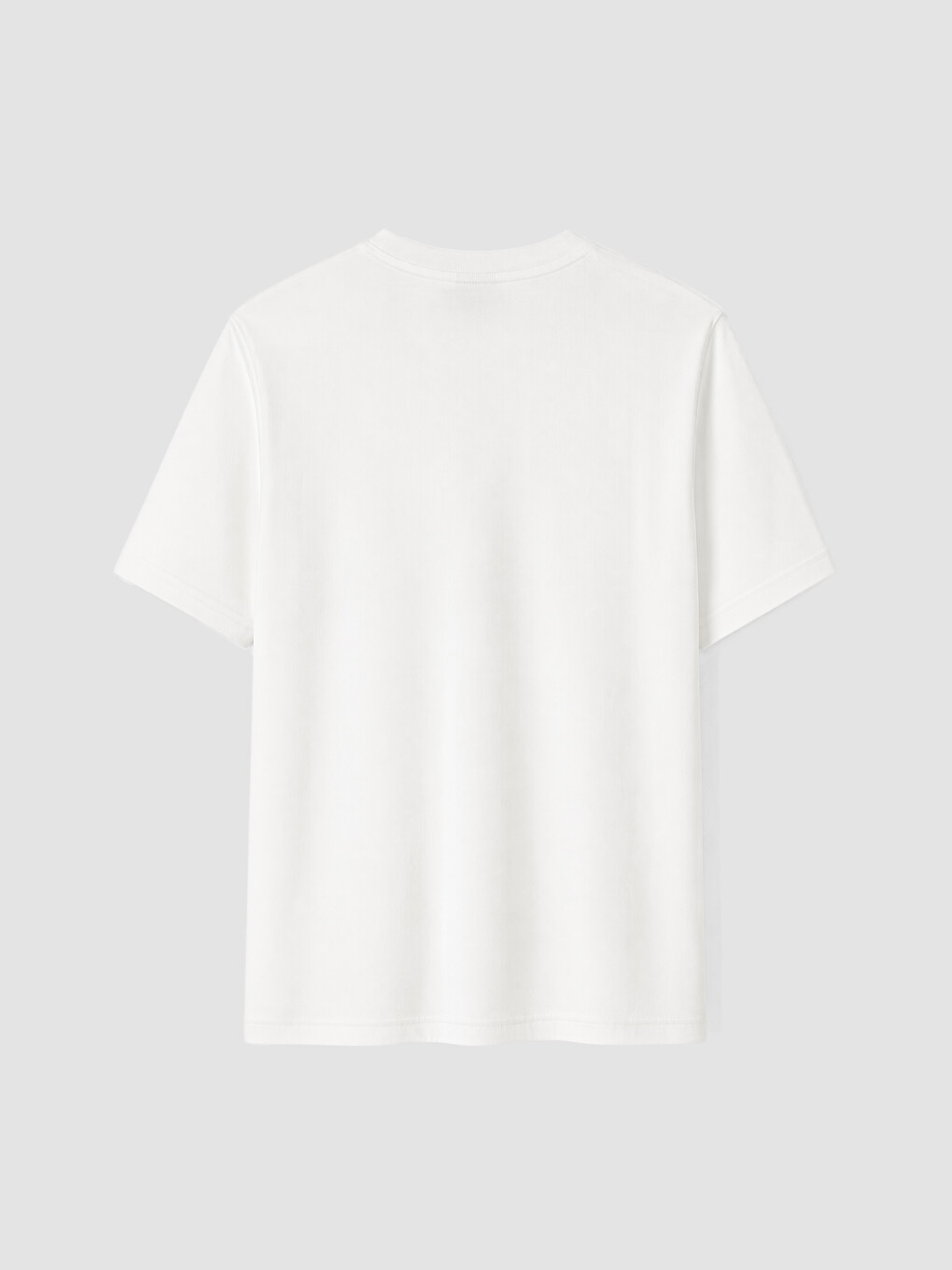 T-shirt Pambuku Me Jakë Të Rrumbullakët Për Burra, Paketim 2 Copë-10