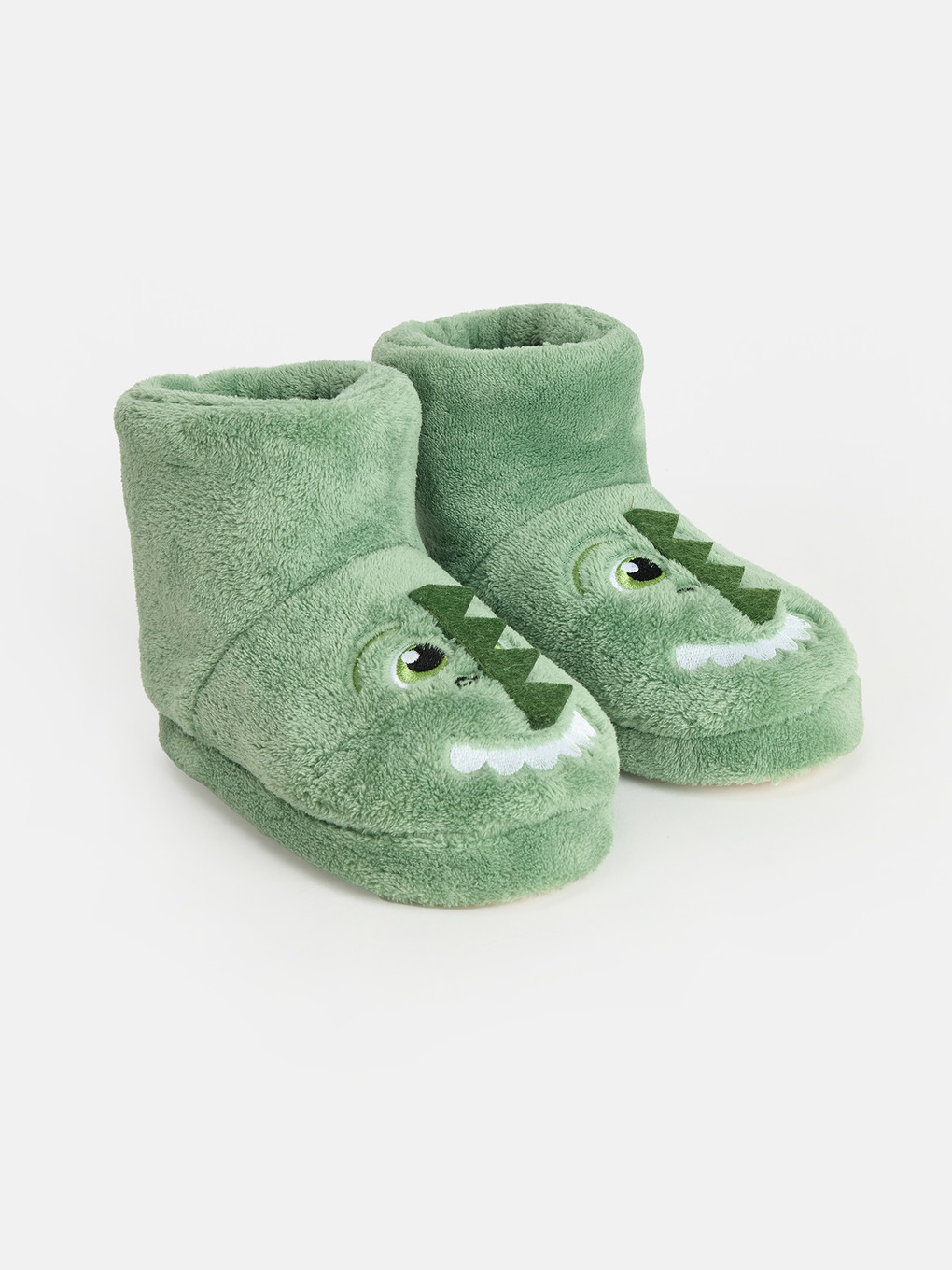 Dinosaur Figured Boys' Slipper