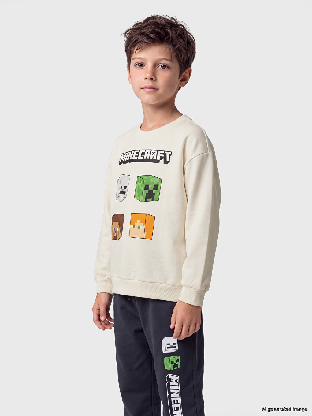 Minecraft Štampani Set Trenerke Za Dječake-1