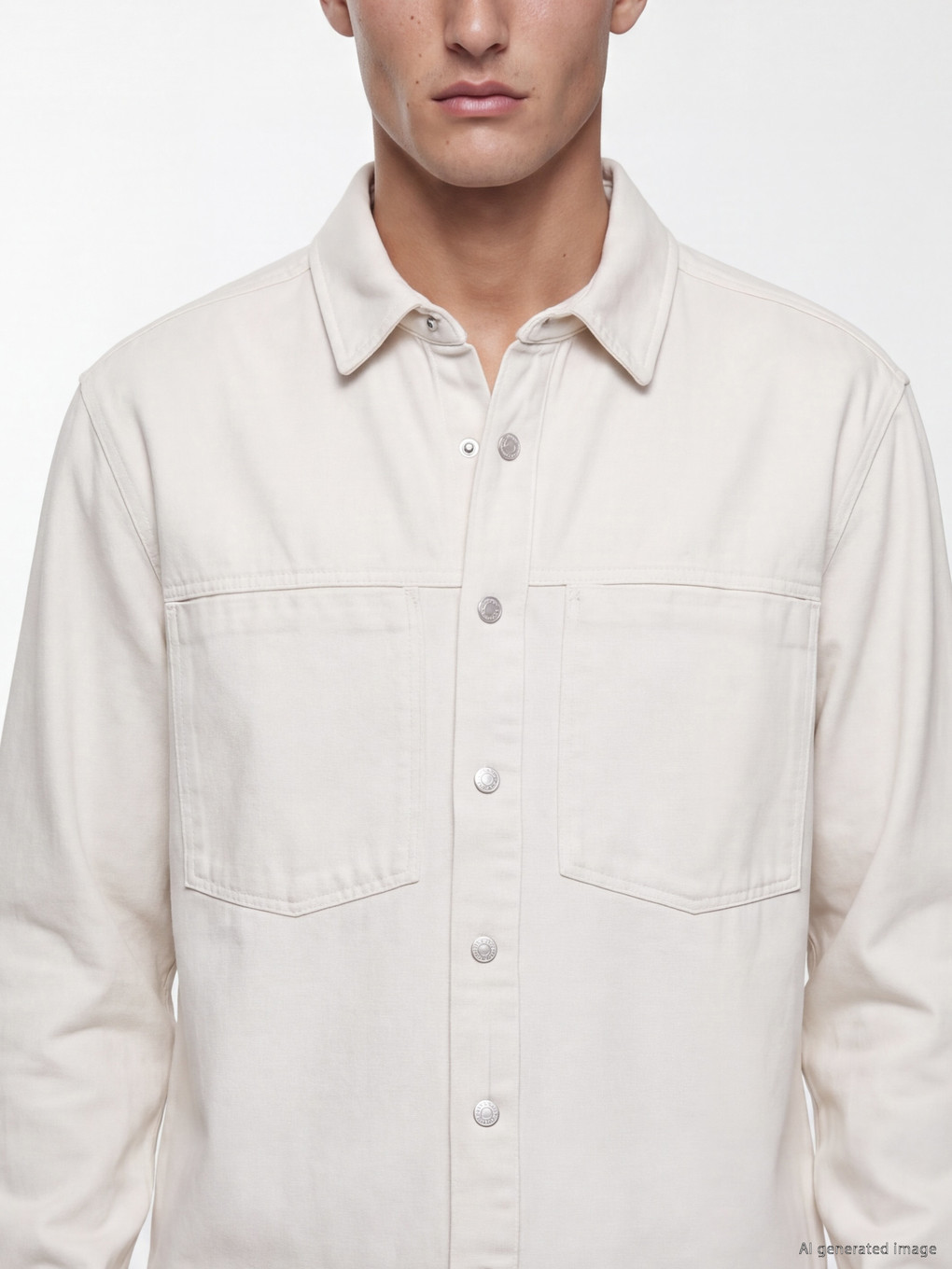 Relax Fit Men's Jean Shirt-2