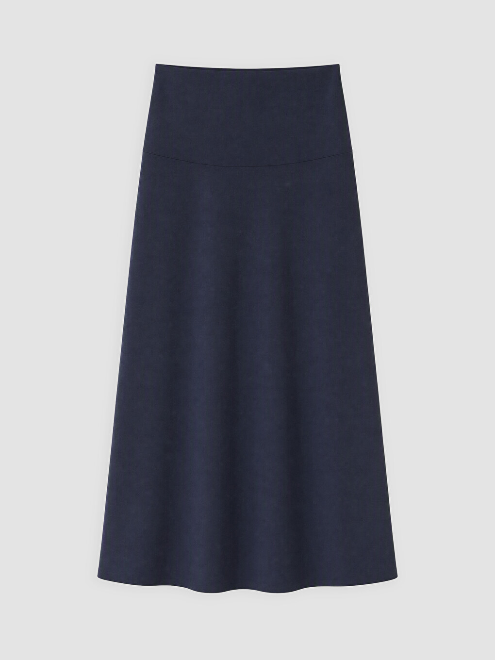 Elastic Waist A Line Skirt