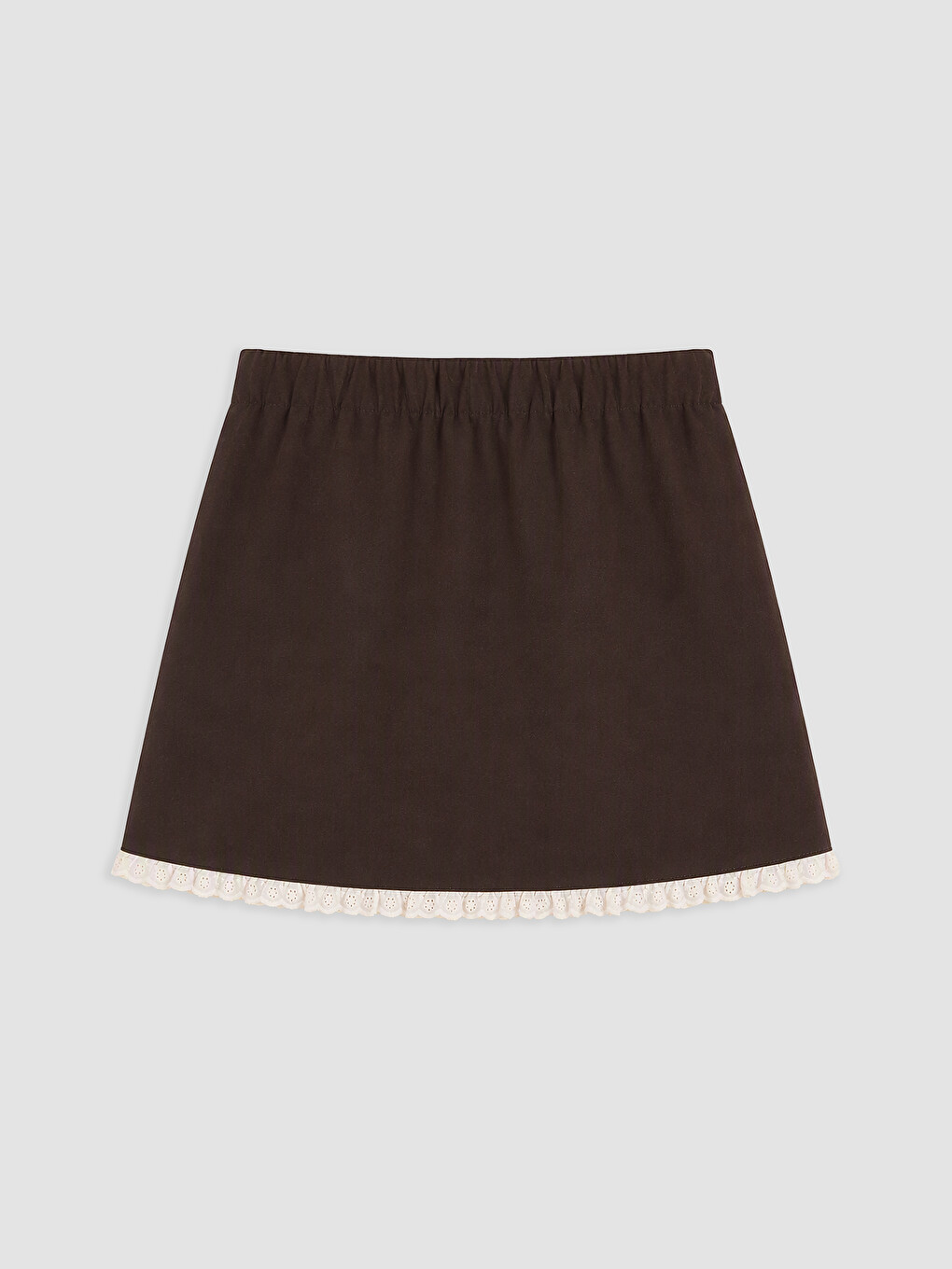 Girl Brown Skirt-3
