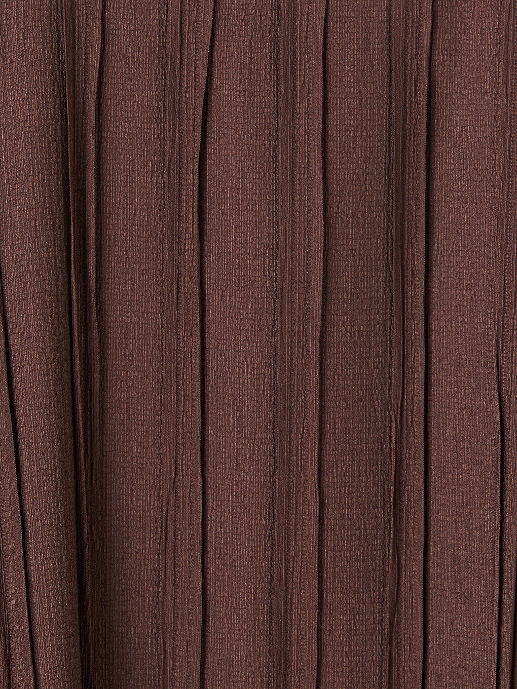 Kahverengi Bisiklet Yaka Çizgili Oversize Bluz-2