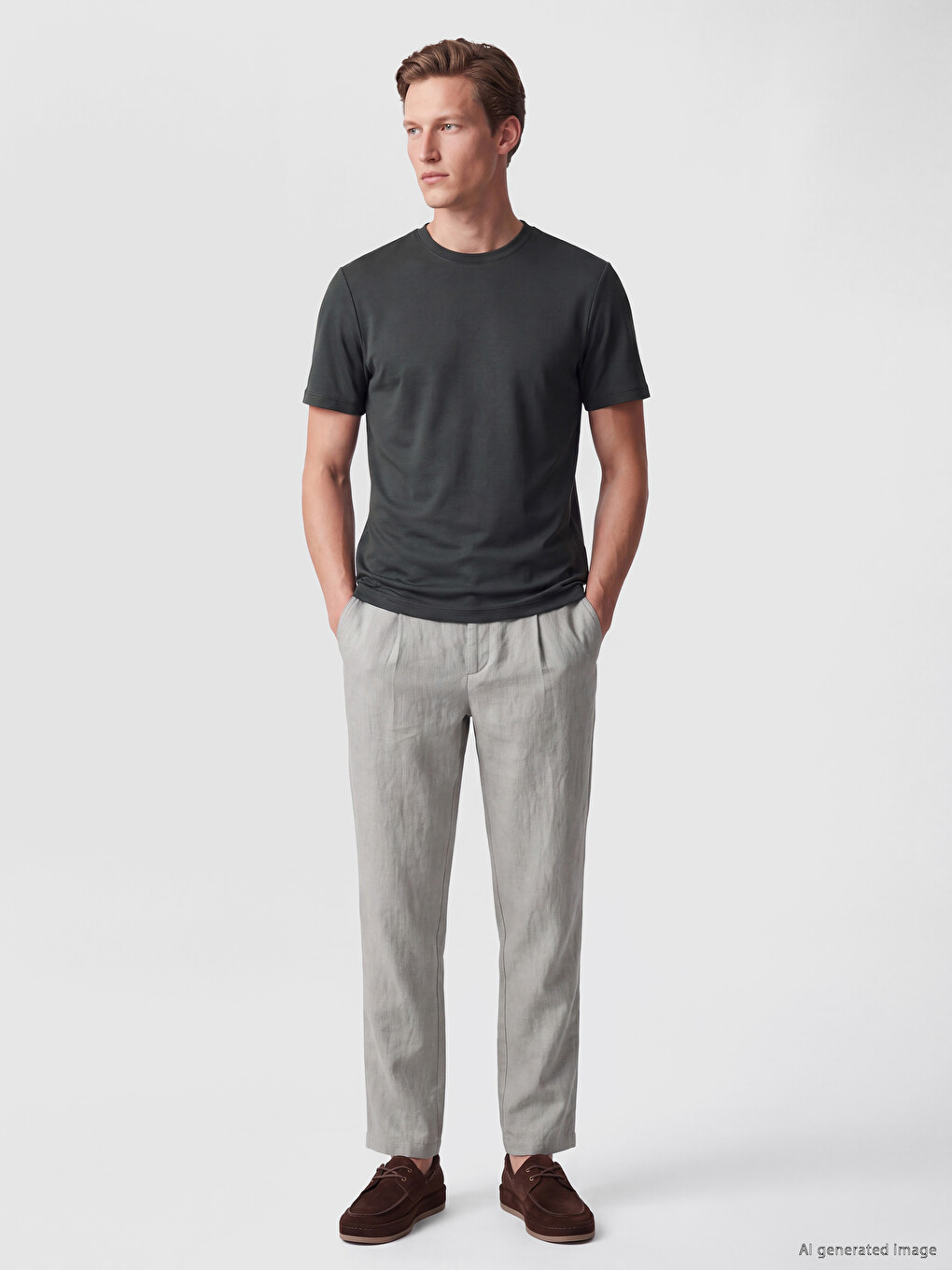 Crew Neck Men's T-shirt-1