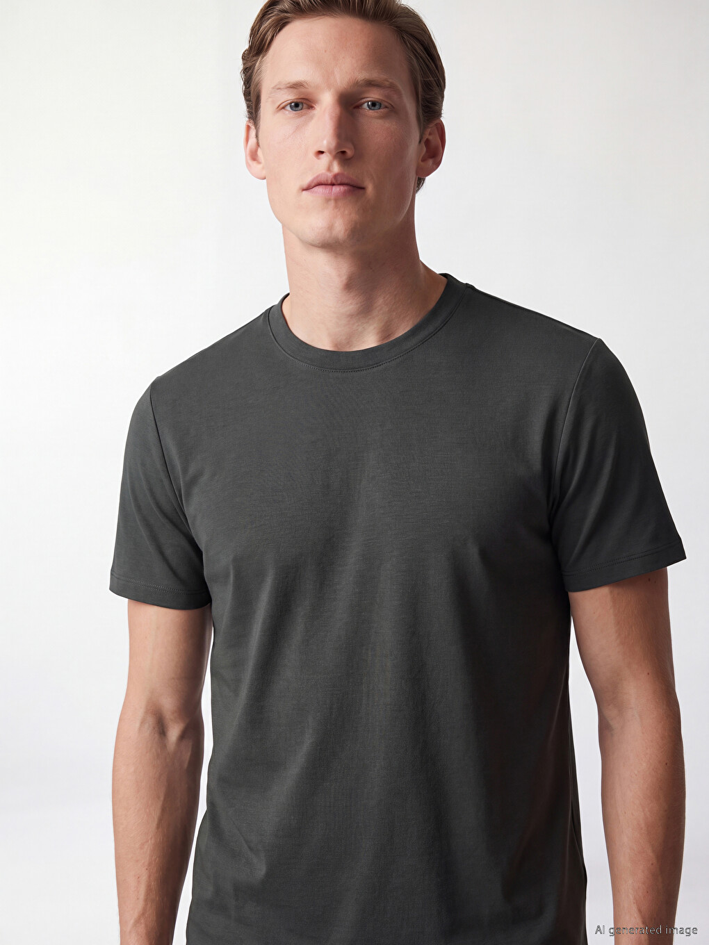Crew Neck Men's T-shirt-2