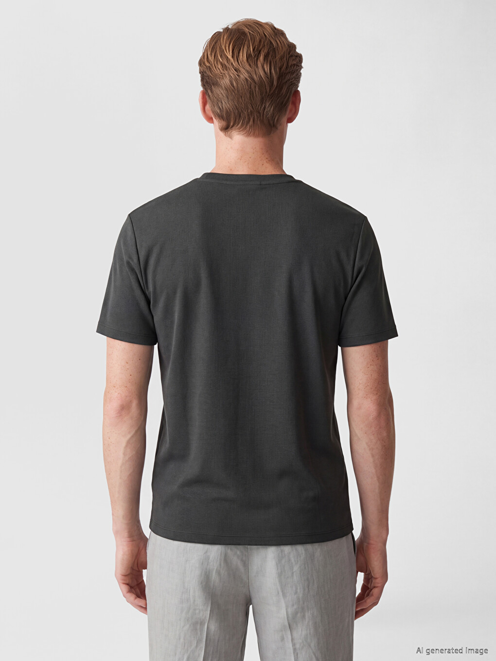 Crew Neck Men's T-shirt-3