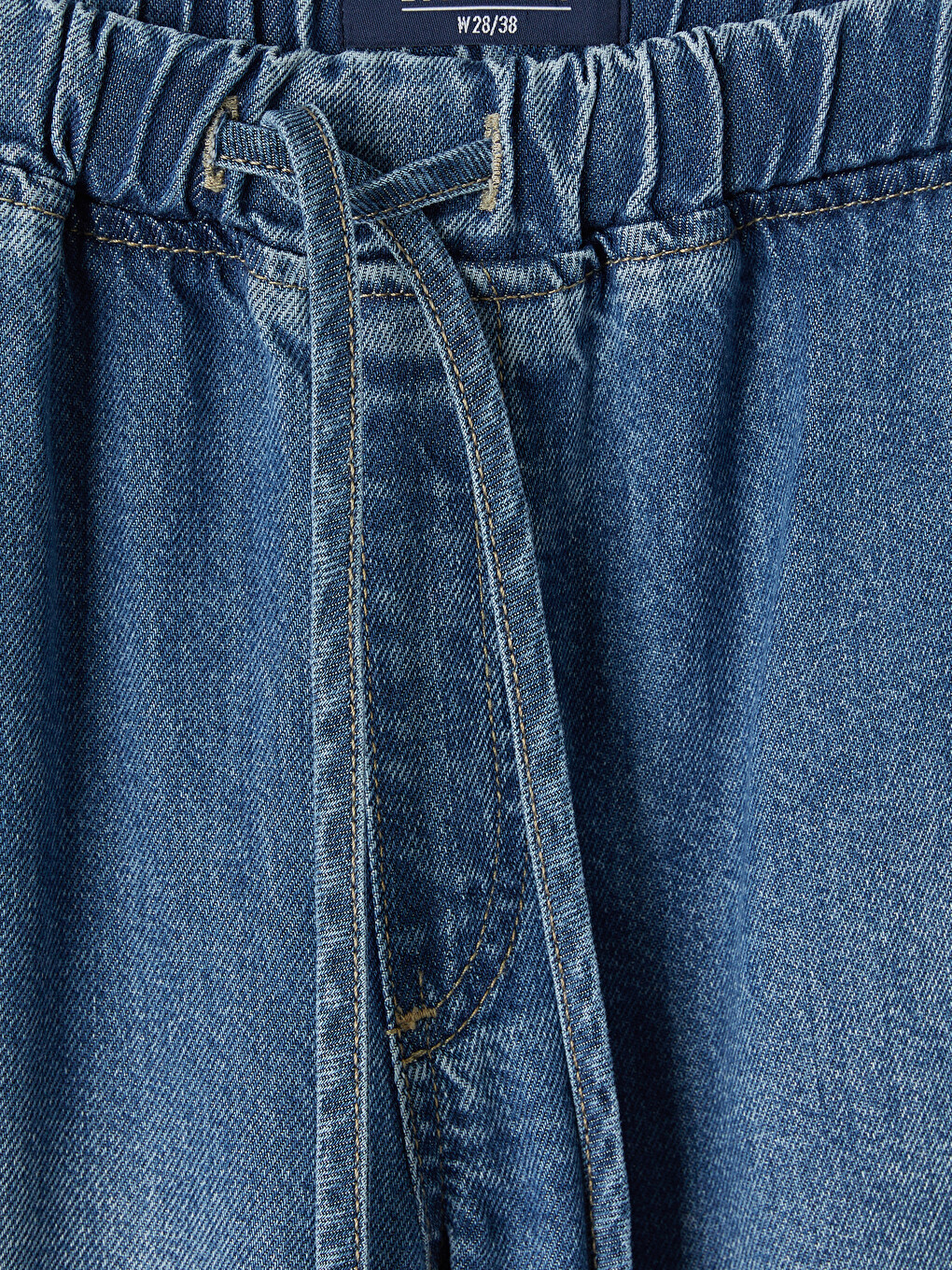 Elastic Waist Flare Women's Jeans-5