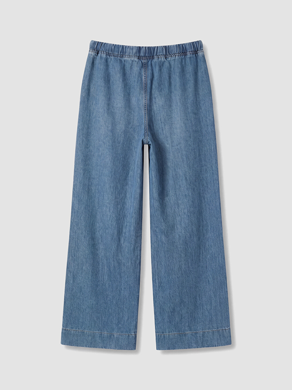 Elastic Waist Flare Women's Jeans-6