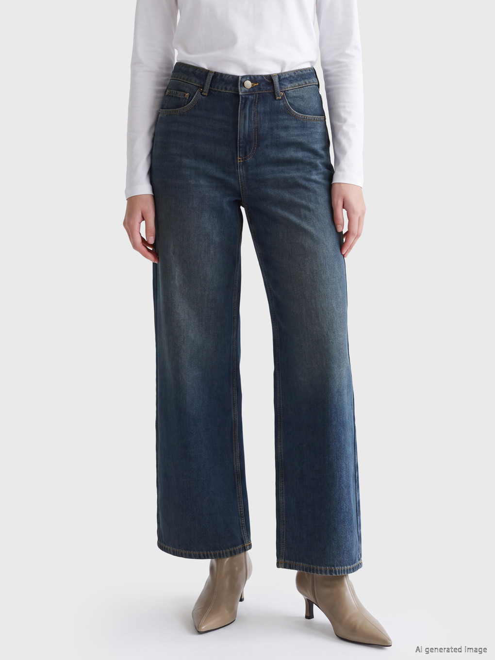 Woman Indigo Jeans-1