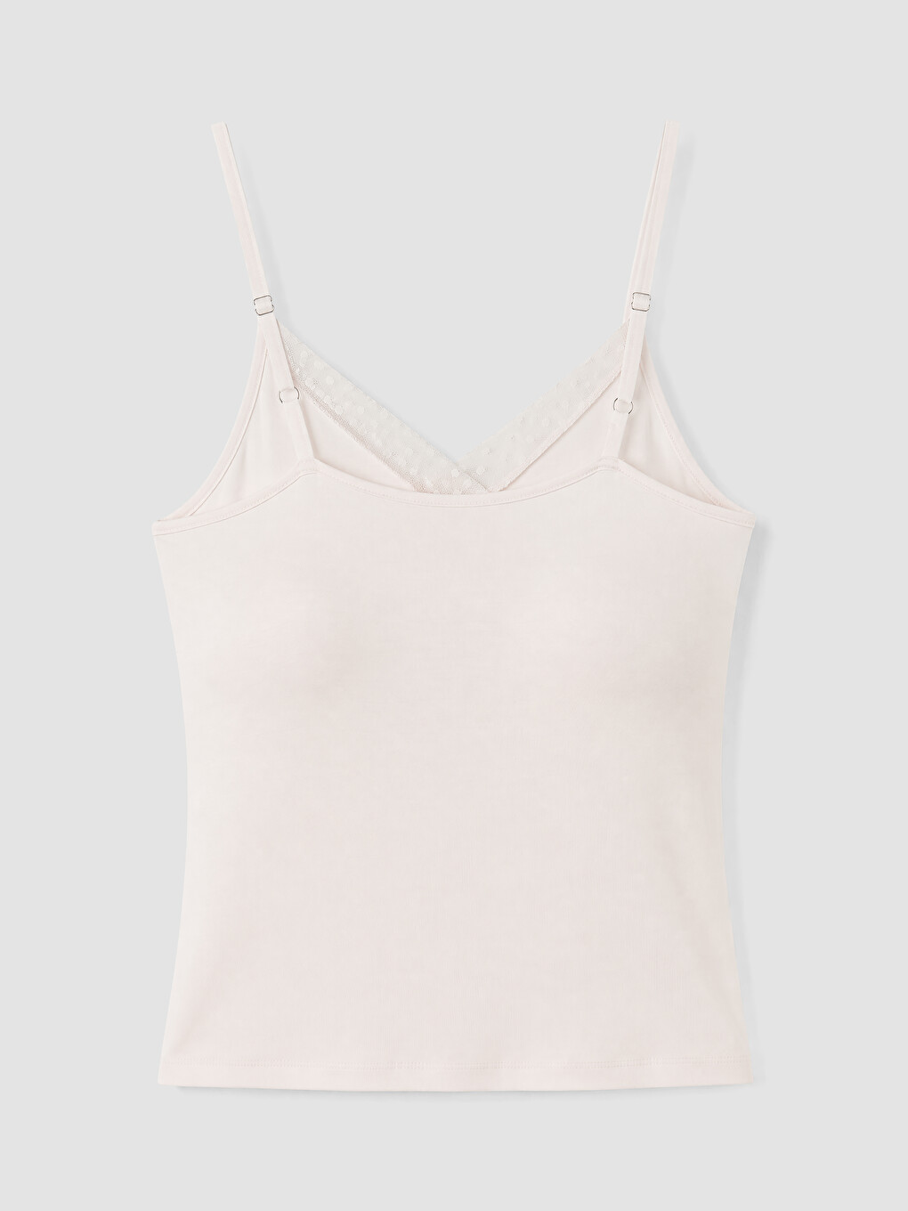 Pembe V Yaka Tül Detaylı Kadın Şortlu Pijama Takımı-3