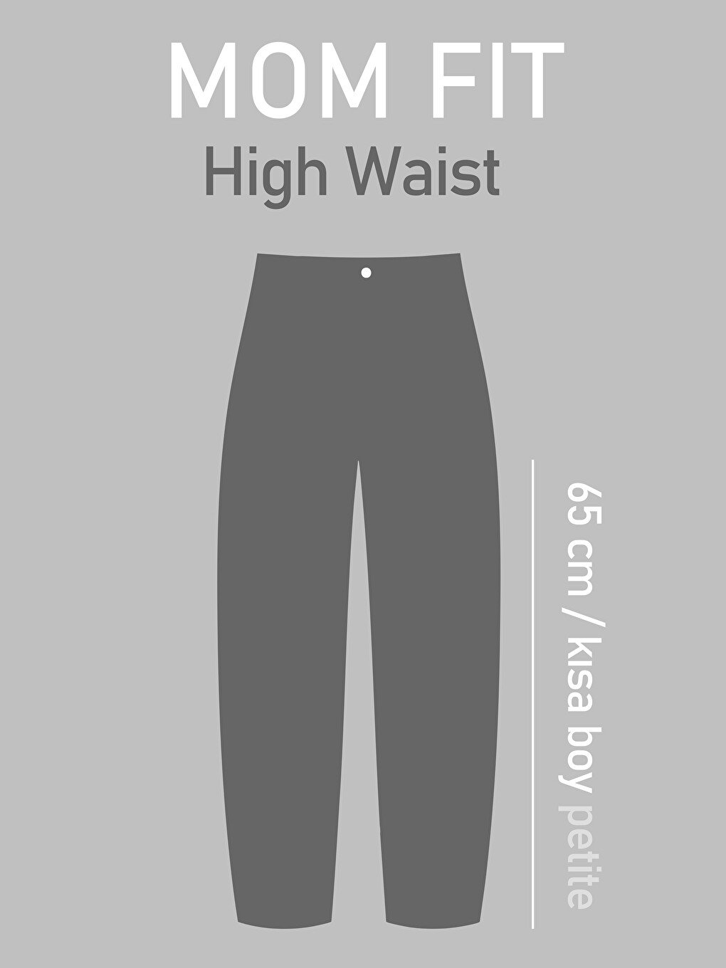 Petite Mom Fit Women's Jeans-8