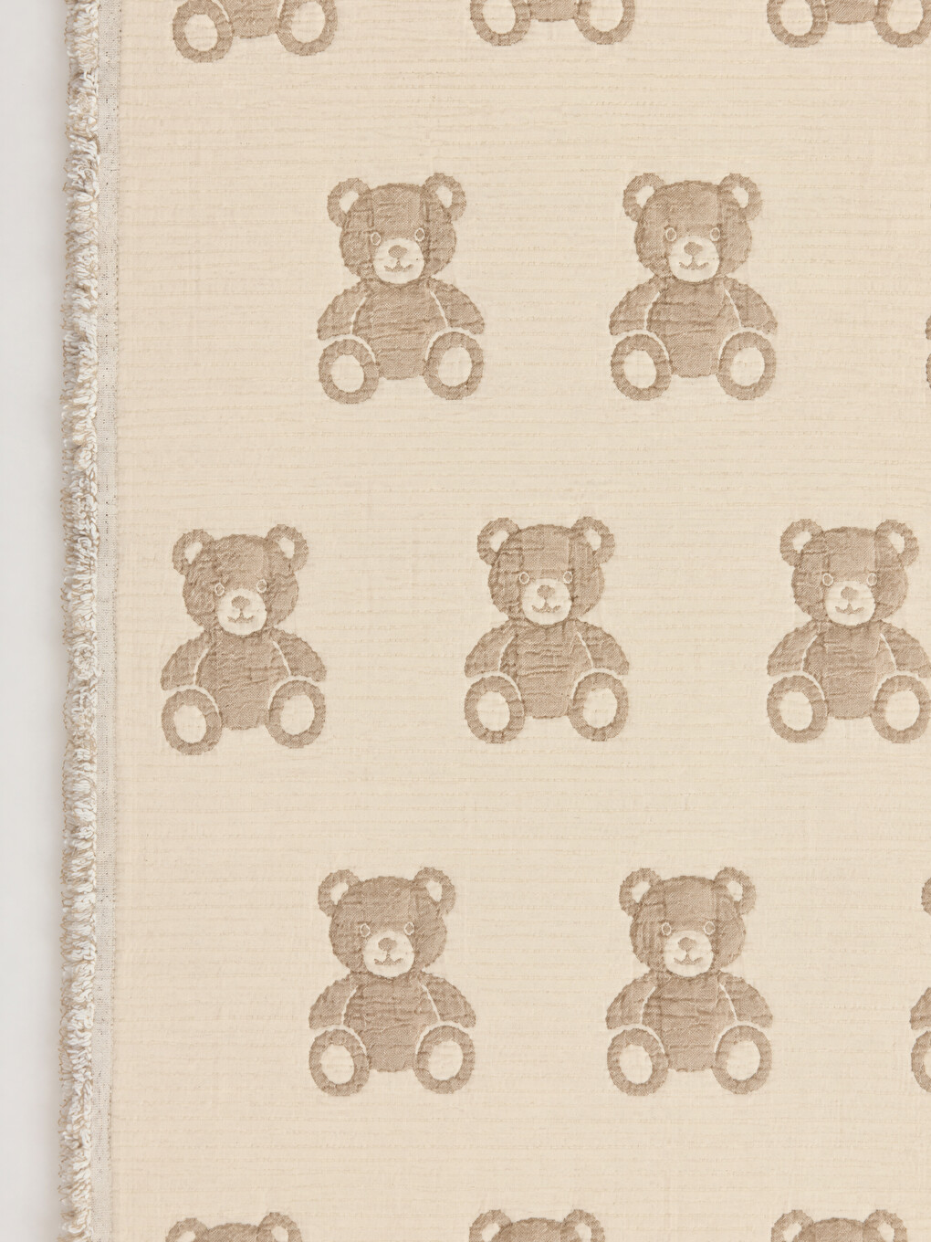 Teddy Bear Patterned Baby Blanket 80x80 Cm-1