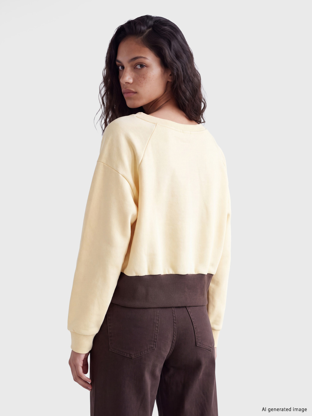 Slash Neck Women's Thick Sweatshirt-2