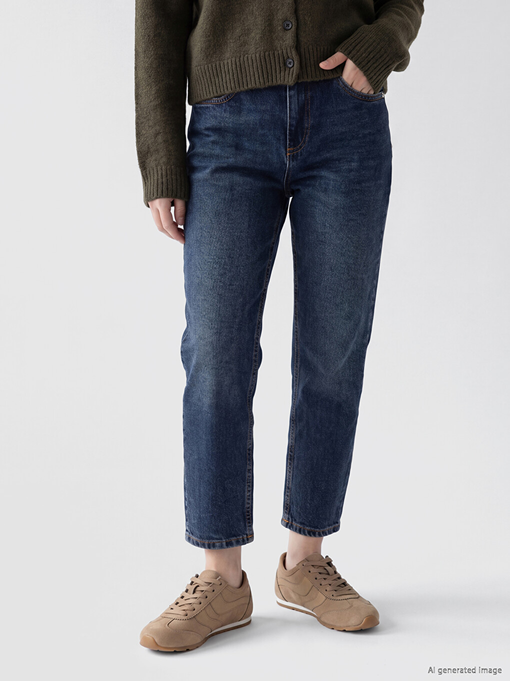 Petite Slim Fit Women's Jeans-2
