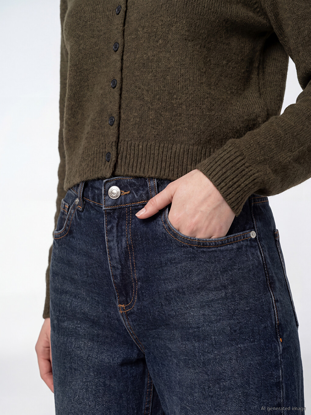 Petite Slim Fit Women's Jeans-3