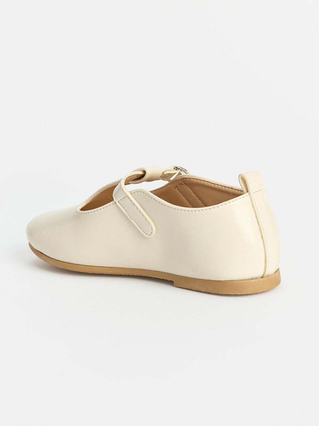Faux Leather Girls' Ballet Flats-2