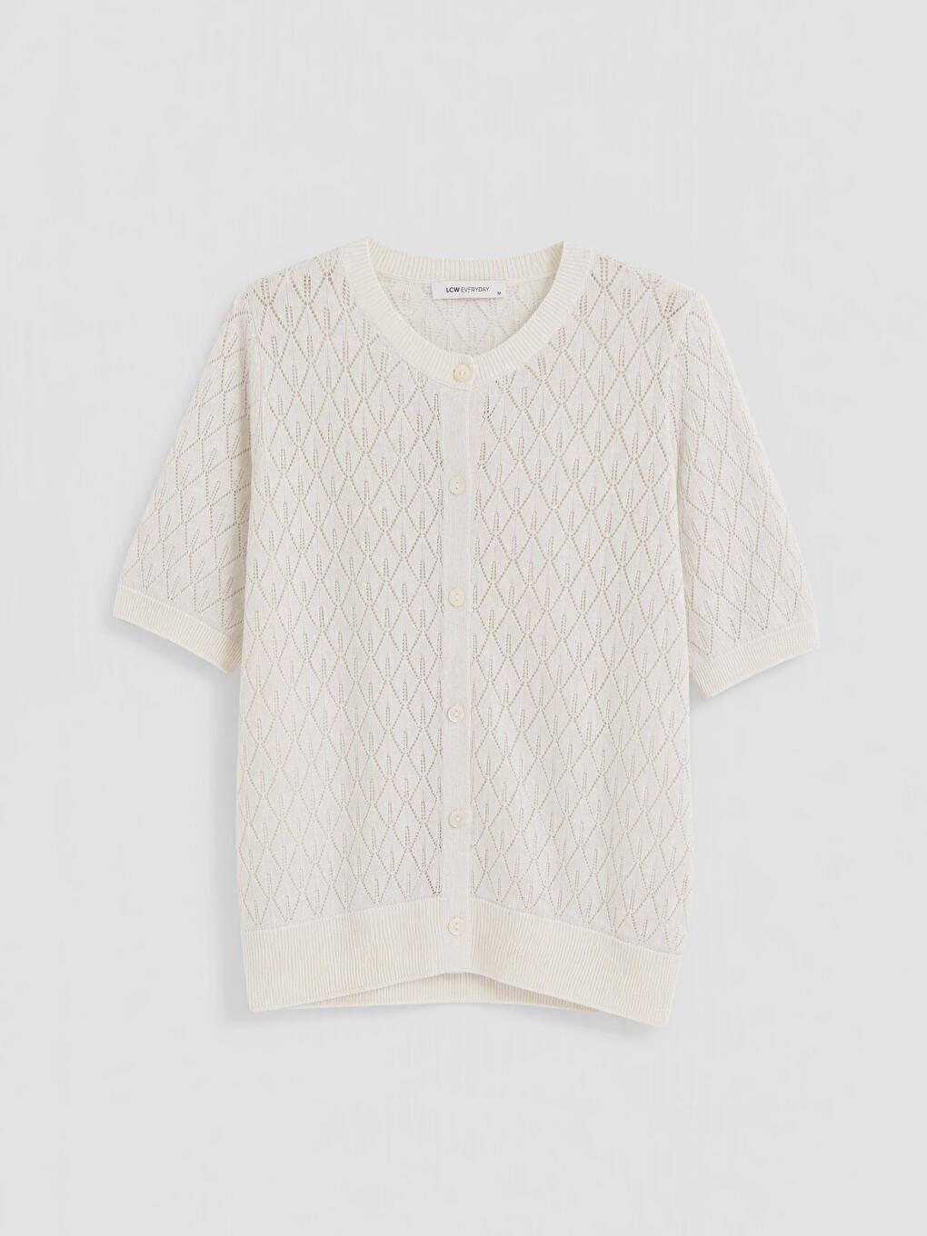 Woman White Cardigan