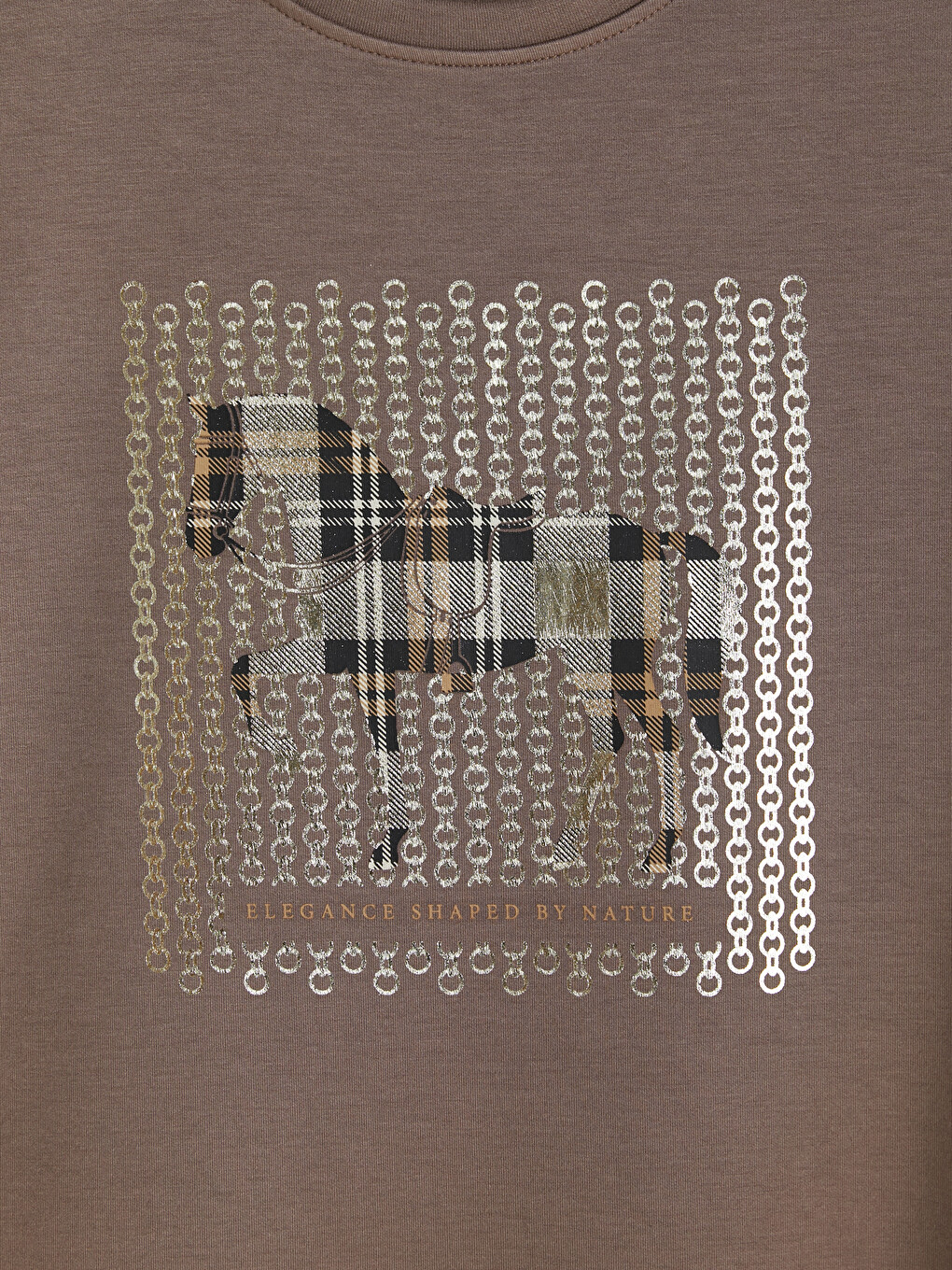 T-shirt I Stampuar Me Prekje Të Butë Për Gra-5