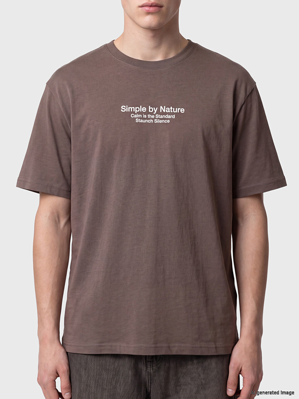 T-shirt Me Jakë Të Rrumbullakët Për Burra-2