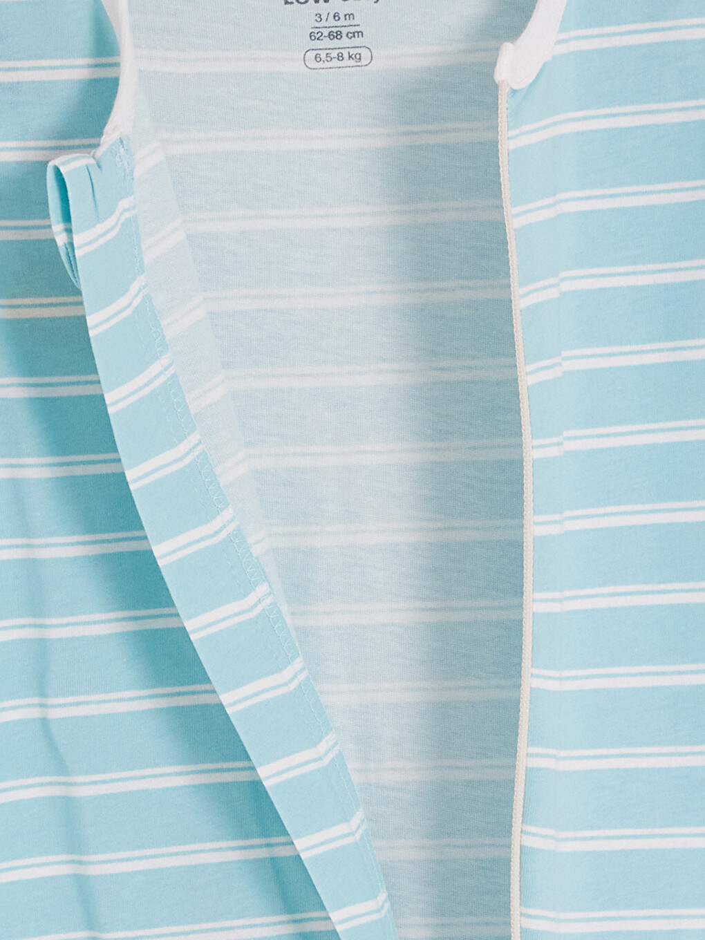 Crew Neck Striped Baby Boys' Jumpsuit-1