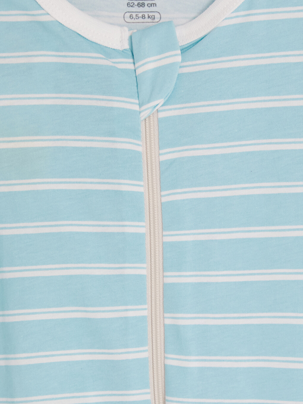 Crew Neck Striped Baby Boys' Jumpsuit-2