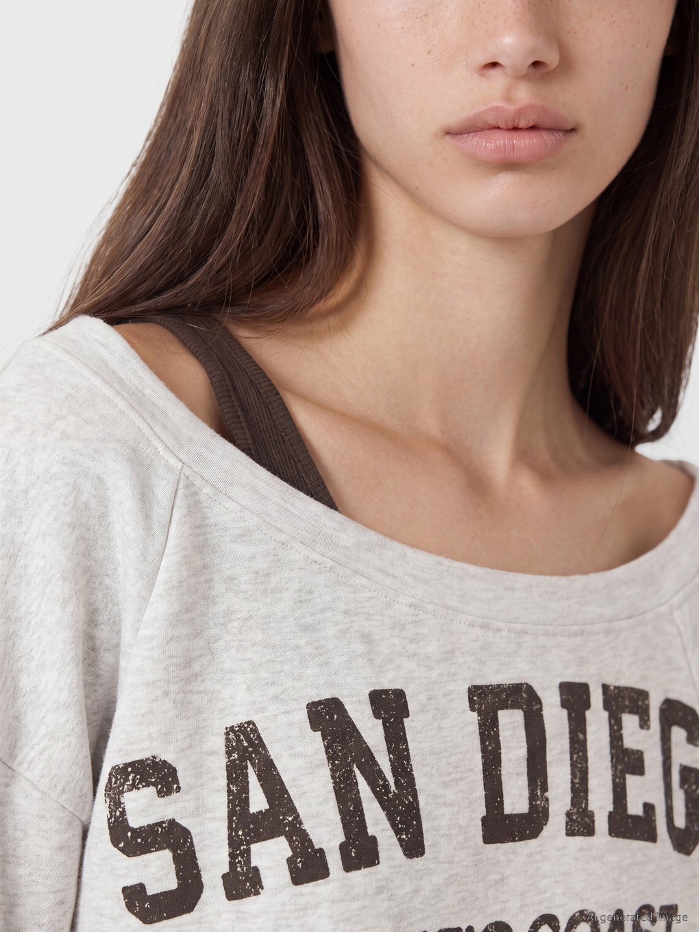 Woman Grey Sweatshirt-2