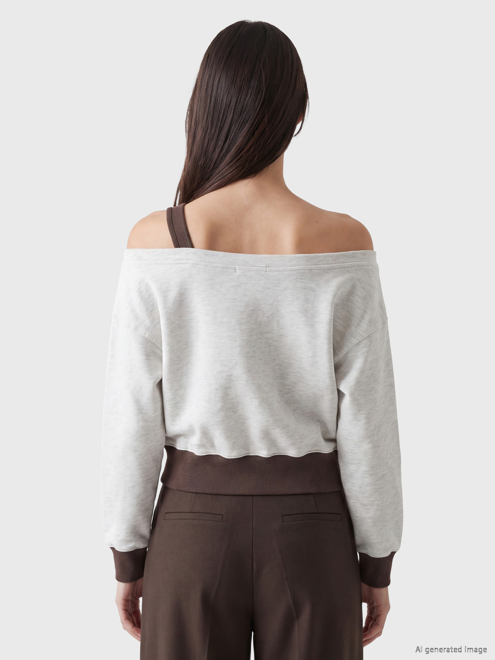 Woman Grey Sweatshirt-3