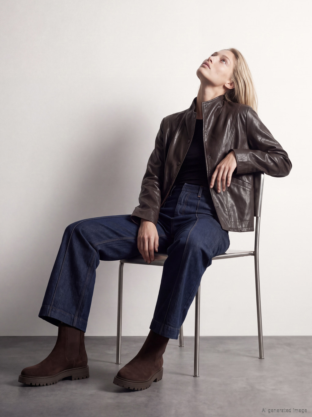 Weitbeinige Jeans-1